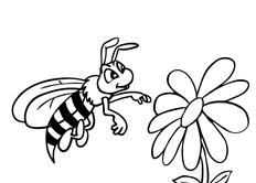Description: http://www.kidopo.com/wp-content/uploads/2012/01/bee-and-a-flower.gif